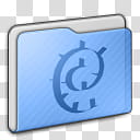 LeopAqua, blue folder illustration transparent background PNG clipart