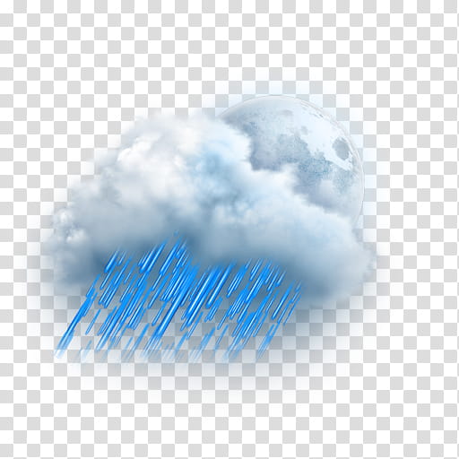 The REALLY BIG Weather Icon Collection, mostly-cloudy-rain-heavy-night transparent background PNG clipart