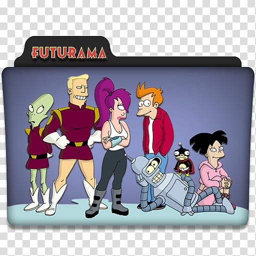 TV Series Folder Icons , futurama___tv_series_folder_icon_v_by_dyiddo-dnhv transparent background PNG clipart