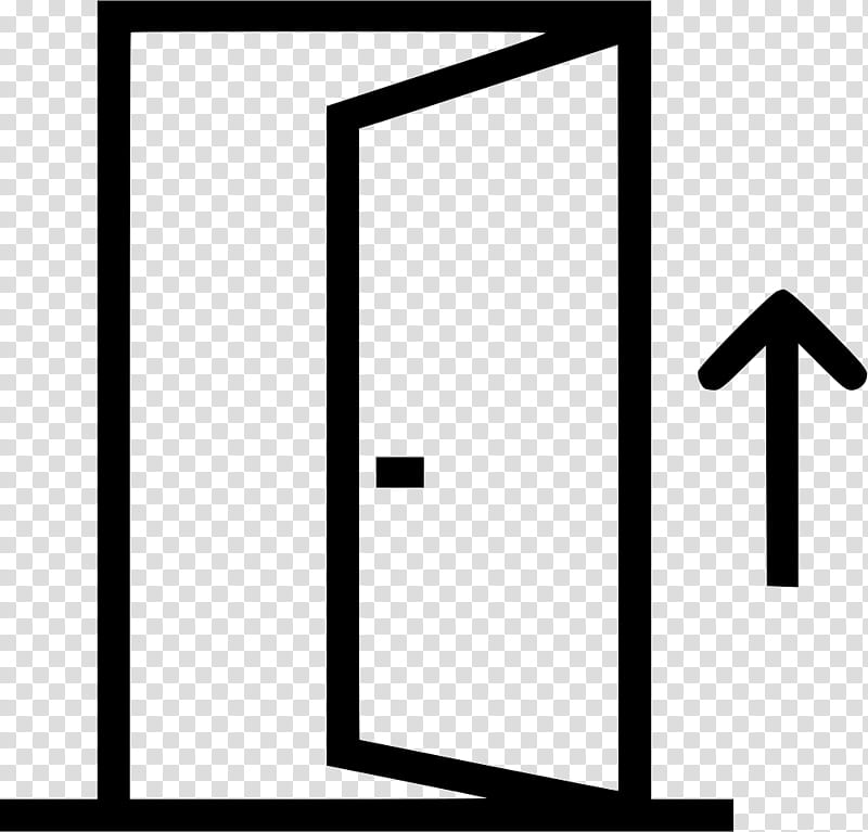 House Symbol, Door, Window, Sliding Glass Door, Furniture, Door Furniture, Web Typography, Black transparent background PNG clipart