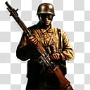 Company Of Heroes OF Icons, Panzer_elite_simple copy, soldier holding rifle transparent background PNG clipart