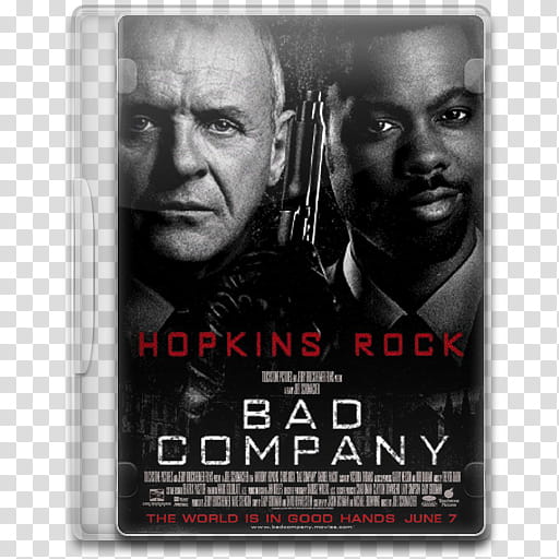 Movie Icon , Bad Company, Hopkins Rock Bad Company DVD case transparent background PNG clipart
