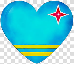 Happy Heart, Aruba, Flag, Happy Thanksgiving 
, Computer Animation, Flag Of Aruba, Turquoise transparent background PNG clipart thumbnail