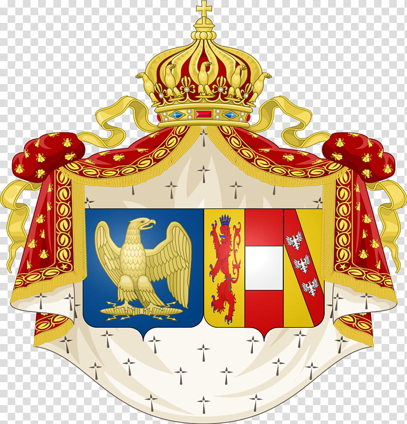 Christmas Crown, France, First French Empire, Coat Of Arms, House Of Bonaparte, Imperial House Of France, Heraldry, Emperor transparent background PNG clipart