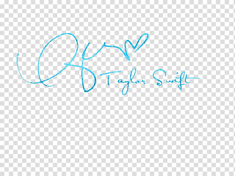 Taylor Swift autografo glitter transparent background PNG clipart