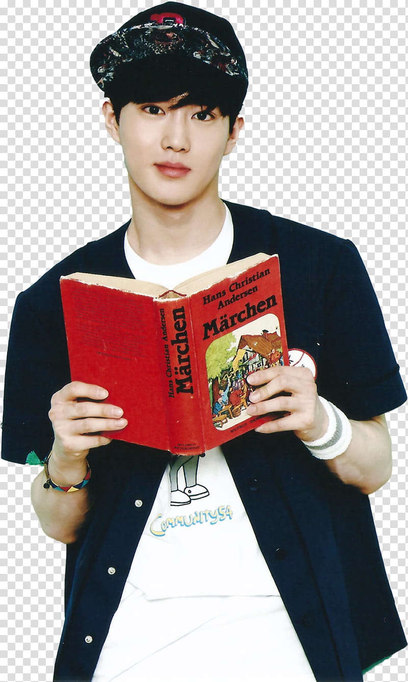 Reading, Suho, Exo, Exok, Sm Town, Kpop, Musician, Growl transparent background PNG clipart