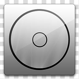 Glossy Standard  , gray disc file icon transparent background PNG clipart