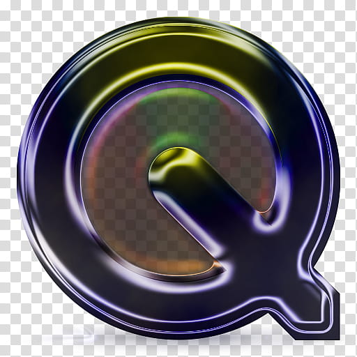 QuickTime X Worlds Best, Quicktime x metallic black V transparent background PNG clipart