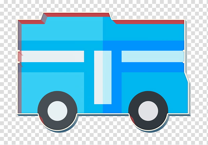 Bus icon Vehicles and Transports icon, Blue, Line, Electric Blue transparent background PNG clipart
