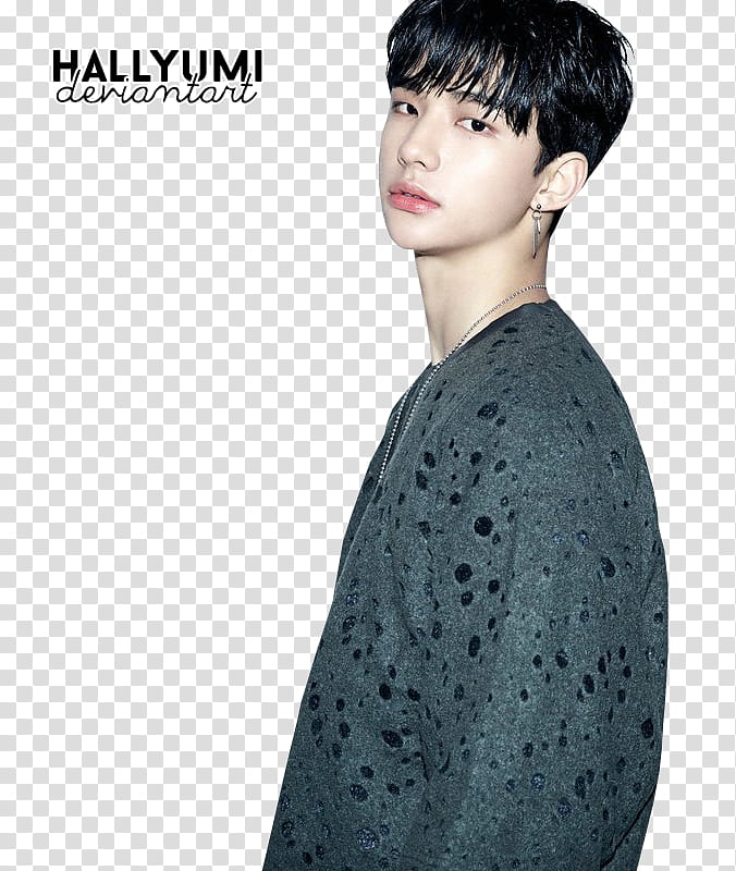 Stray Kids I am Not, man in gray top transparent background PNG clipart