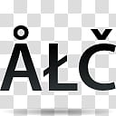 Oxygen Refit, character-set, ALC logo transparent background PNG clipart