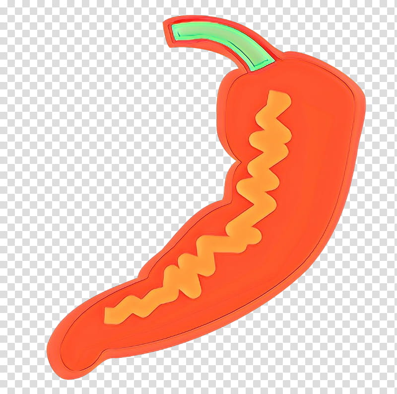 Orange, Cartoon, Chili Pepper, Bell Peppers And Chili Peppers, Vegetable, Capsicum, Nightshade Family, Plant transparent background PNG clipart
