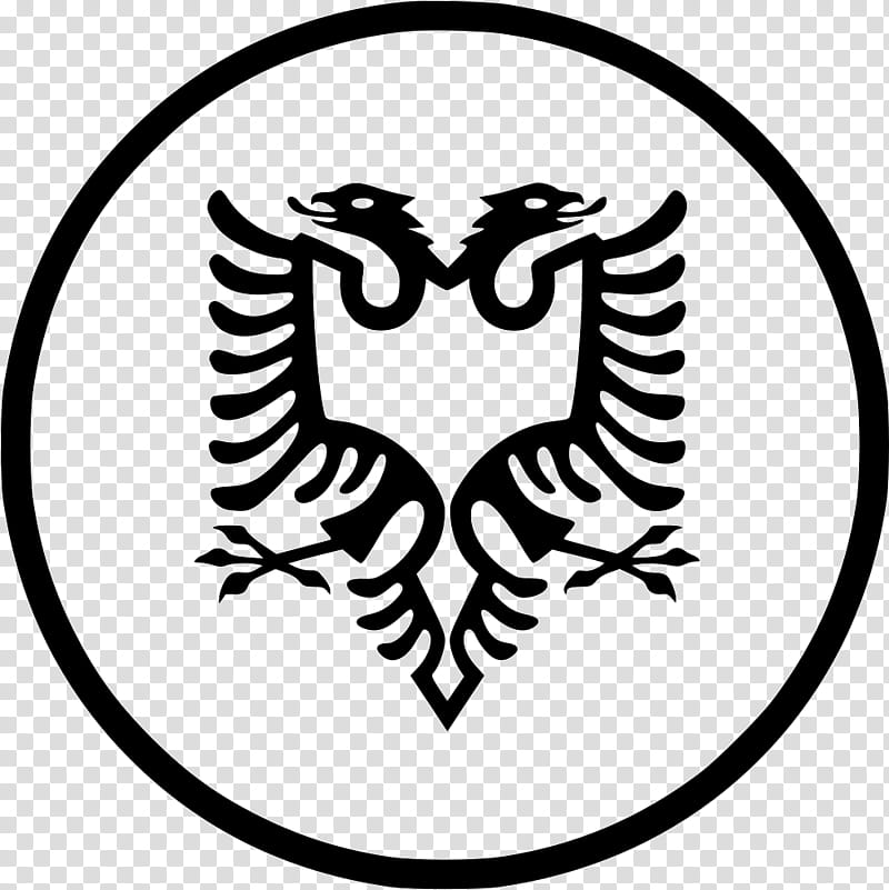 Eagle Logo, Albania, Flag Of Albania, Tshirt, National Symbols Of Albania, Doubleheaded Eagle, Emblem, Crest transparent background PNG clipart