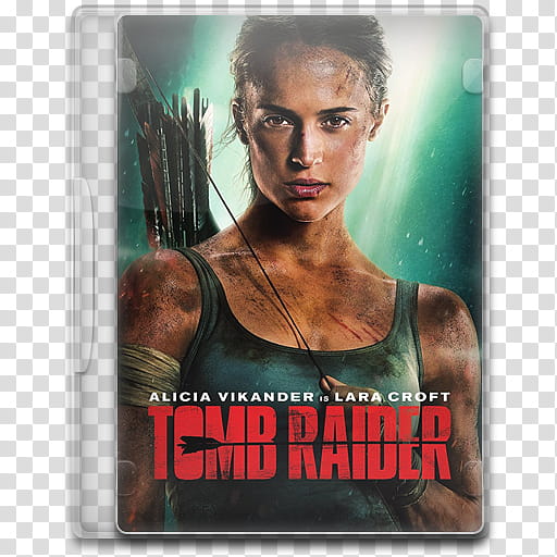 Movie Icon , Tomb Raider, Tomb Raider movie case transparent background PNG clipart