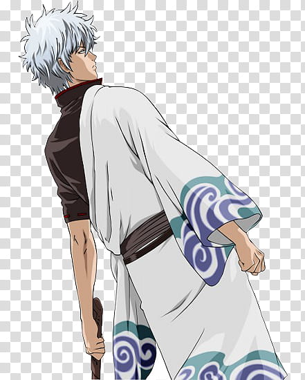 Anime Guys, Gintama character illustration transparent background PNG clipart