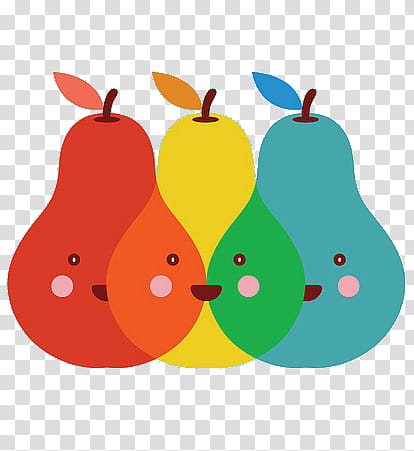 Super  , three pear transparent background PNG clipart