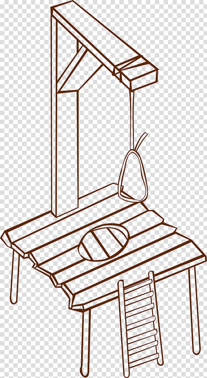 Table, Noose, Gallows, Hanging, Capital Punishment, Drawing, Furniture, Outdoor Table transparent background PNG clipart