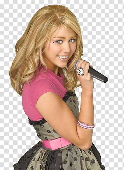 Hanna Montana transparent background PNG clipart