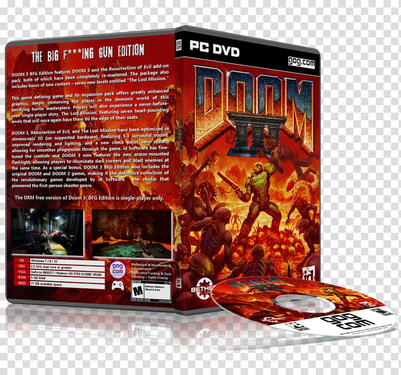 Doom : BFG Edition transparent background PNG clipart