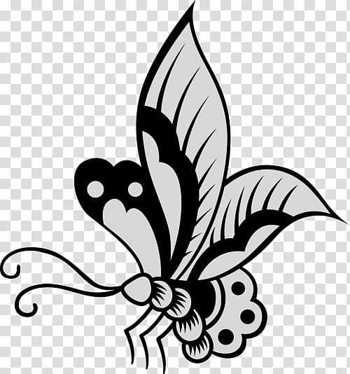 Butterfly Tattoo, Ornament, Blackandwhite, Moths And Butterflies, Wing, Insect, Pollinator, Leaf transparent background PNG clipart