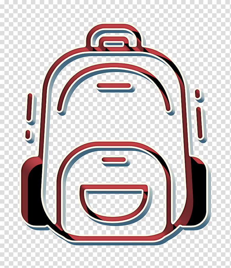 backpack icon backpacker icon hiking icon, Tourist Icon, Travel Icon, Traveler Icon, Trip Icon, Line, Bag, Luggage And Bags transparent background PNG clipart