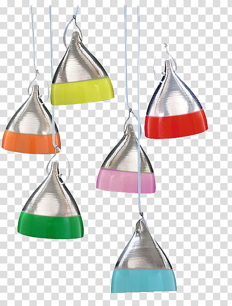 silver-and-assorted-color bell keychain lot transparent background PNG clipart