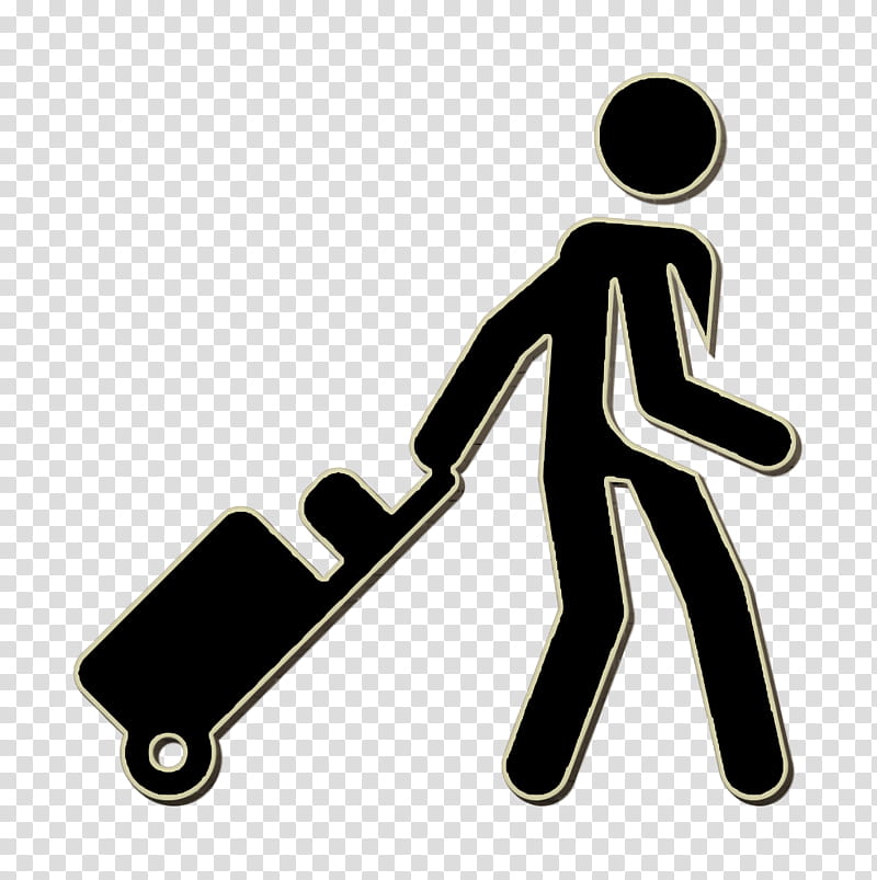 Airport Human Pictograms icon Tourist icon, Symbol, Gesture transparent background PNG clipart