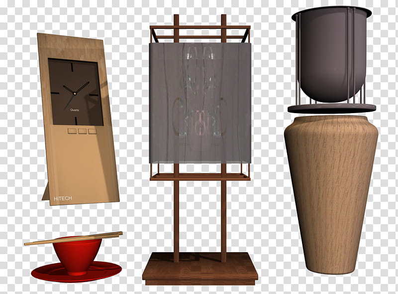 Various household items, brown pot transparent background PNG clipart