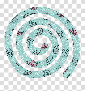teal and pink mosquito coil transparent background PNG clipart