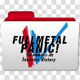 Anime Spring  Icon Folder Icon , Full Metal Panic! Invisible Victory () transparent background PNG clipart