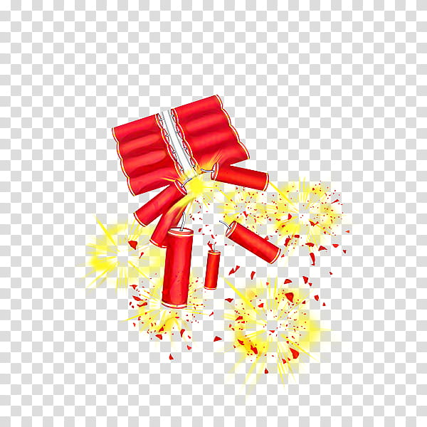 Chinese New Year Red, Firecracker, Fireworks, Festival, Diwali, Material Property, Cross, Ribbon transparent background PNG clipart