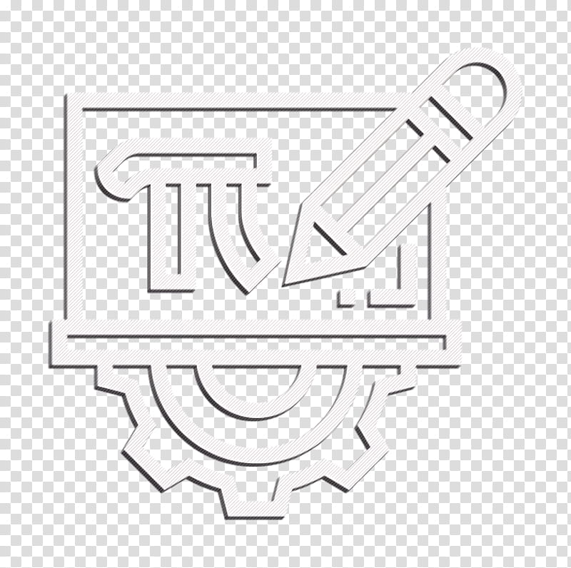 STEM icon Mathematics icon Pi icon, Logo, Text, Emblem, Symbol, Blackandwhite, Calligraphy transparent background PNG clipart