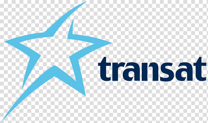 Travel Blue, Transat At, Air Transat, Logo, Airline, Organization, Vacation, Transat Travel transparent background PNG clipart