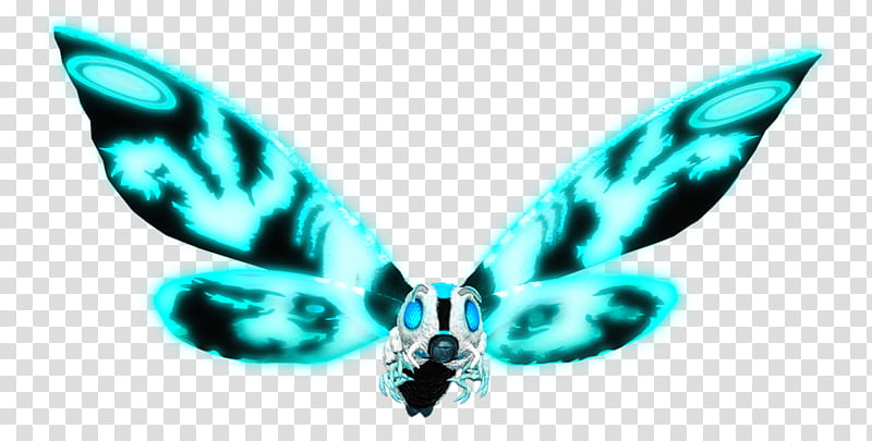 Glowing Mothra transparent background PNG clipart