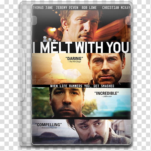 Movie Icon Mega , I Melt with You, I Melt With You DVD case transparent background PNG clipart