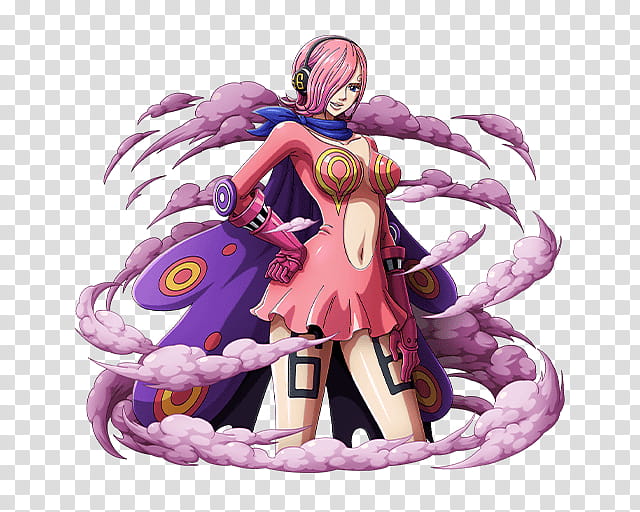 Reiju Vinsmoke AKA Poison Pink, One Piece female character transparent background PNG clipart