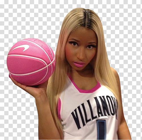 III, Nicki Minaj holding pink ball transparent background PNG clipart