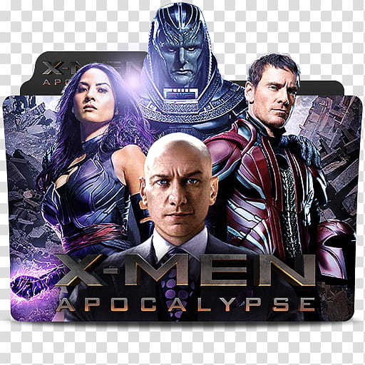 MARVEL X Men Films Folder Icon , x-menapocalypse-a transparent background PNG clipart