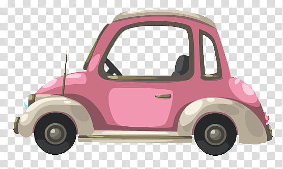 pink car transparent background PNG clipart