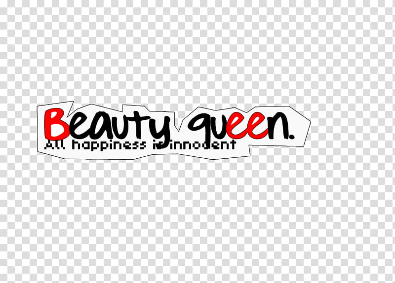 Beauty queen, beauty queen all happiness is innocent text transparent background PNG clipart