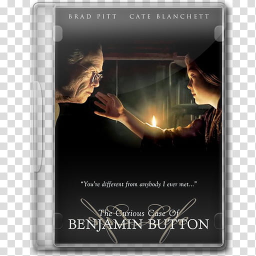 Movie DVD Icons , The Curious Case of Benjamin Button  transparent background PNG clipart