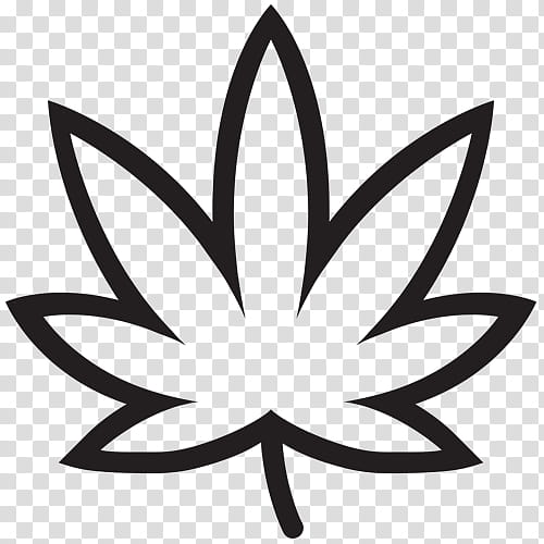 Outline Of Flower, Cannabis, Medical Cannabis, Cannabis Sativa, Outline Of Cannabis, Hashish, Hemp, Leaf transparent background PNG clipart