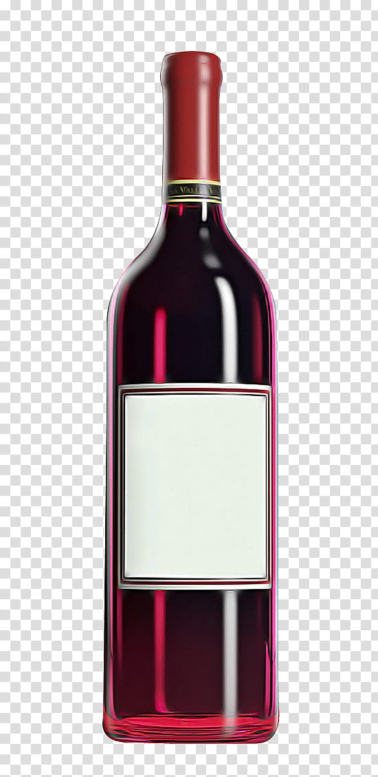 bottle wine bottle glass bottle pink liqueur, Drink, Alcohol, Red Wine transparent background PNG clipart