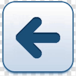 Albook extended blue , blue left arrow sign transparent background PNG clipart