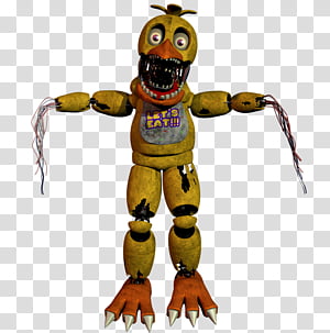 Withered Foxy Alternate Jumpscare transparent background PNG