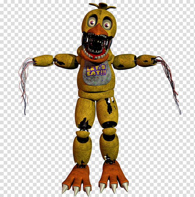 Withered chica artwork | Sticker