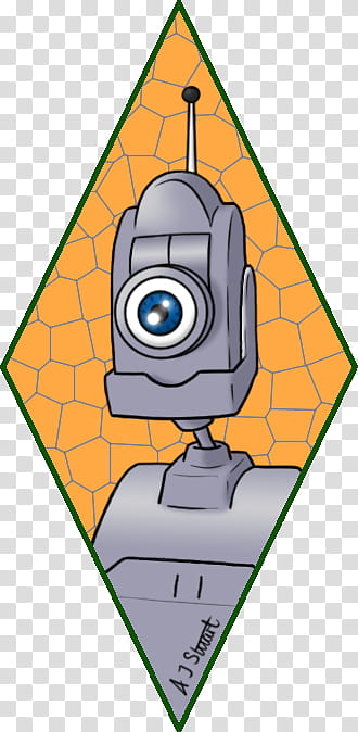 Servo Plumbob Portrait, D drawing of a gray robot transparent background PNG clipart