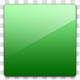 Glossy Standard  , square green icon transparent background PNG clipart