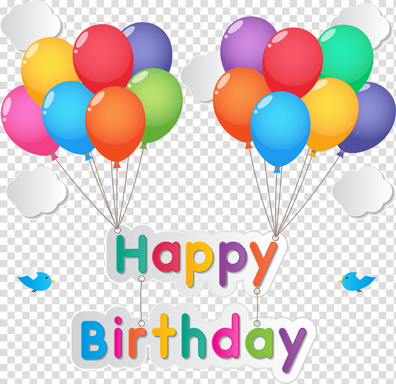 Happy Birthday, Balloon, Birthday
, Happy Birthday
, Party, Greeting Note Cards, Wish, Childrens Party transparent background PNG clipart