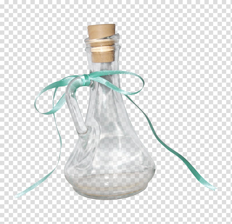 empty clear glass bottle with brown lid transparent background PNG clipart